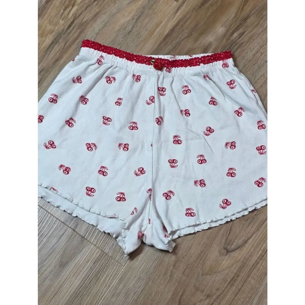 🔺️Messy Bun Just Chillin 8 Ball Cherry Print Top & Shorts Set XSmall